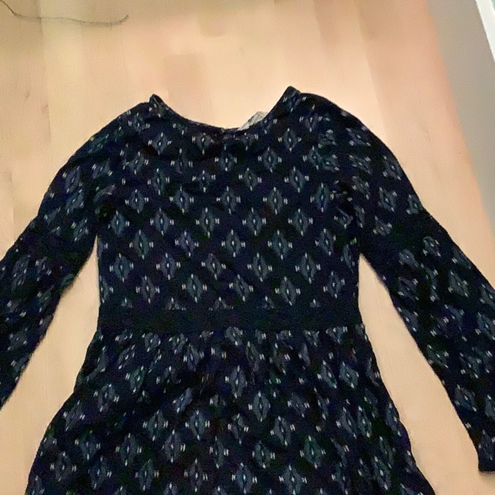 short blue dress